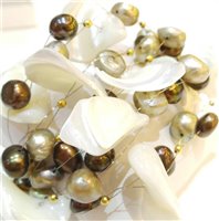 Bracciale Stocco Gioielli Donna in Acciaio Perla COD506-01 - COD506-01